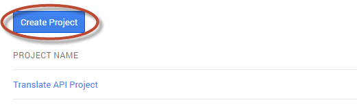 Tạo project youtube data api